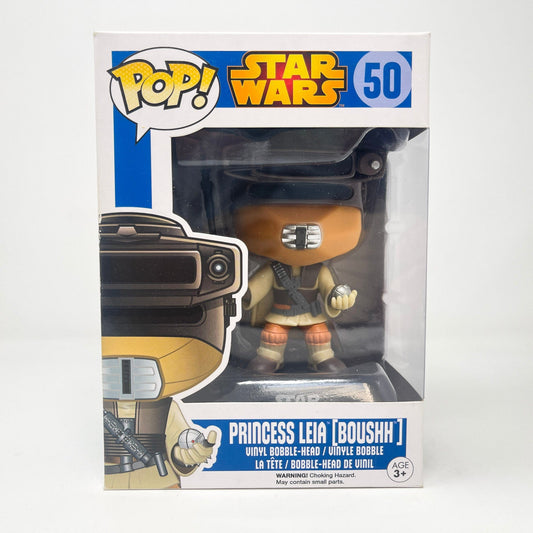 Vintage Funko Star Wars Modern POP Princess Leia (Boushh) - Funko POP #50 (Blue Box) Star Wars Bobble-Head