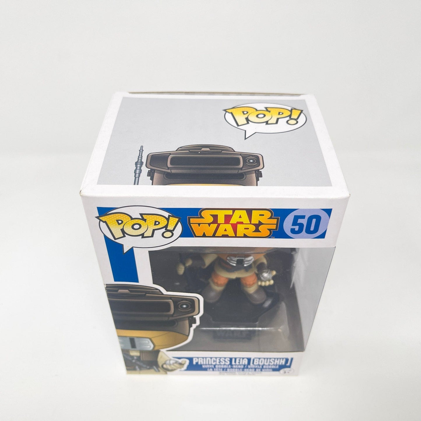 Vintage Funko Star Wars Modern POP Princess Leia (Boushh) - Funko POP #50 (Blue Box) Star Wars Bobble-Head