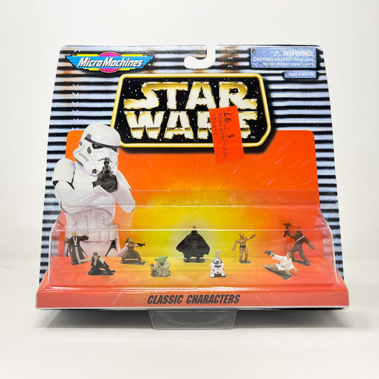 Vintage Galoob Star Wars Micro Classic Characters - Micro Machines Army Builder Pack Star Wars