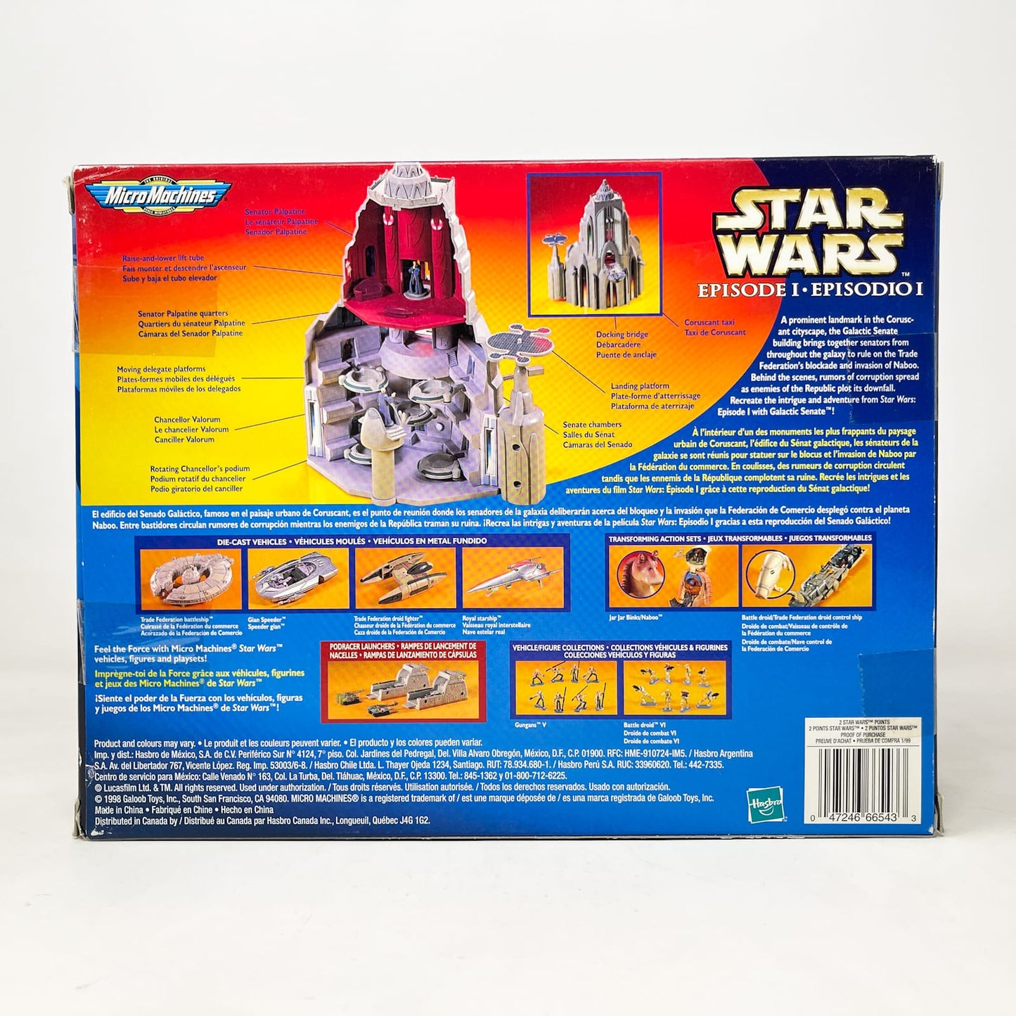 Vintage Galoob Star Wars Micro Galactic Senate Playset - Micro Machines Star Wars (1999)