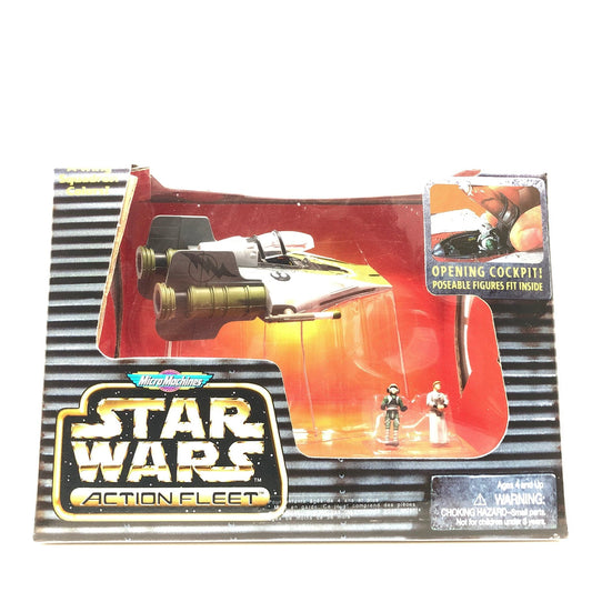 Vintage Galoob Star Wars Modern Ships A-Wing Fighter (Green) MIB - Action Fleet Micro Machines Star Wars