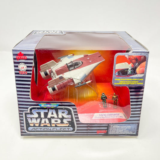 Vintage Galoob Star Wars Modern Ships A-Wing Fighter MIB - Action Fleet Micro Machines Star Wars