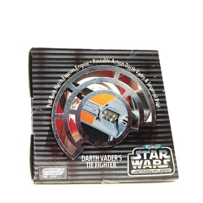 Vintage Galoob Star Wars Modern Ships Darth Vaders TIE Fighter MIB - Action Fleet Micro Machines Star Wars