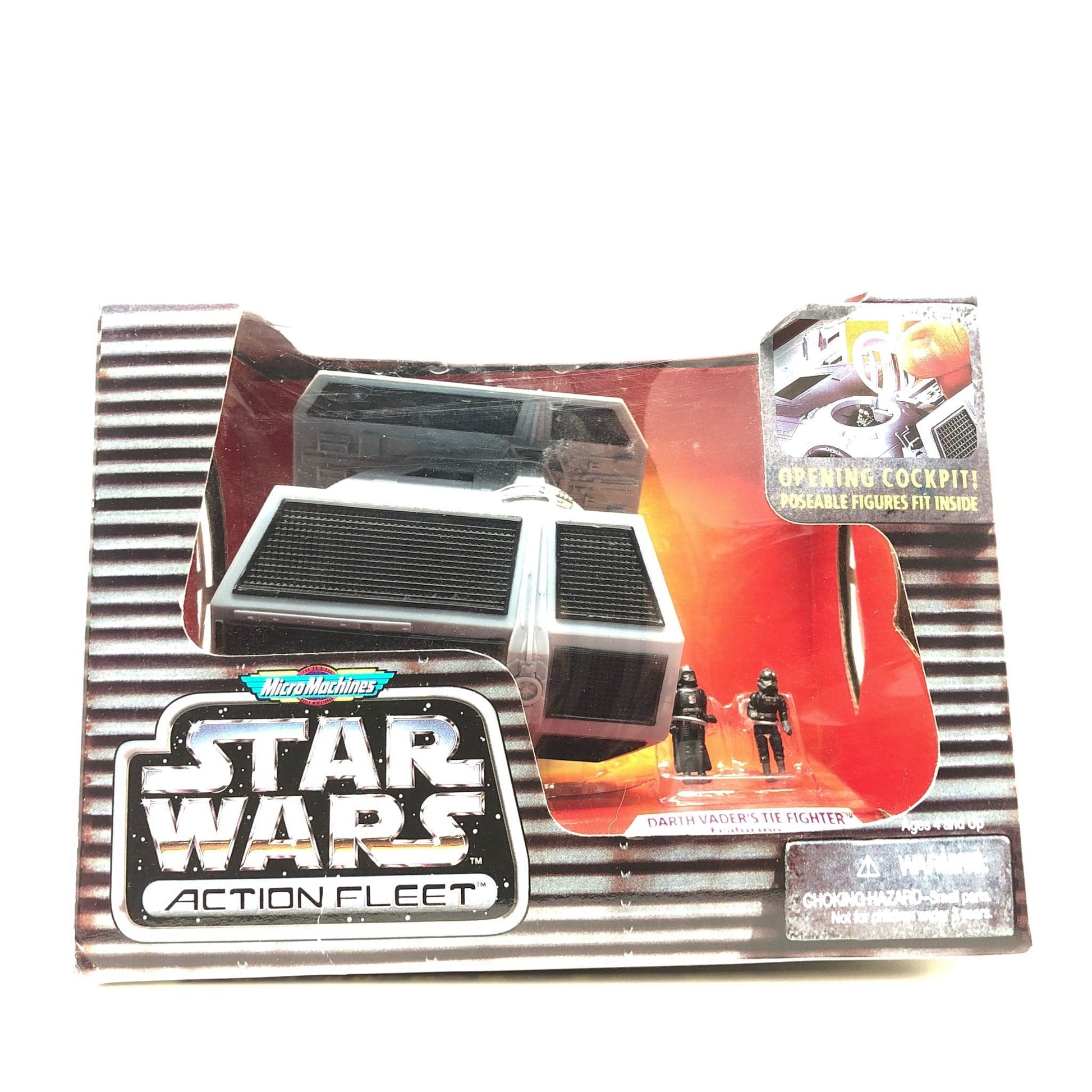 Vintage Galoob Star Wars Modern Ships Darth Vaders TIE Fighter MIB - Action Fleet Micro Machines Star Wars