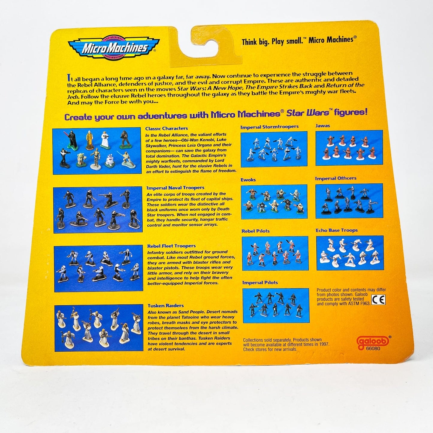 Vintage Galoob Star Wars Modern Ships Echo Base Troops - Micro Machines Army Builder Pack