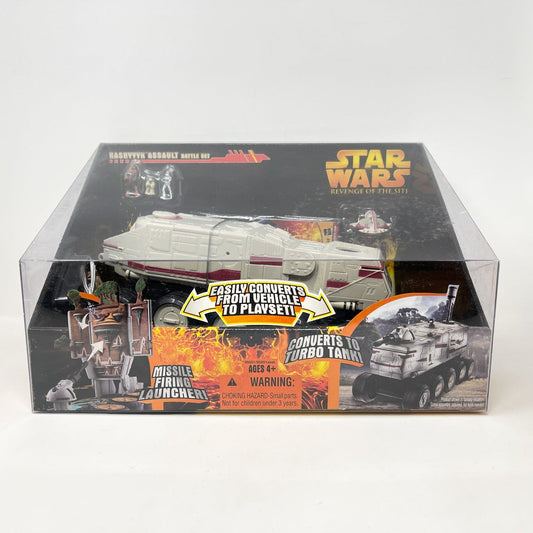 Vintage Galoob Star Wars Modern Ships Kashyyyk Assault Battle Set MISB - Action Fleet Micro Machines ROTS