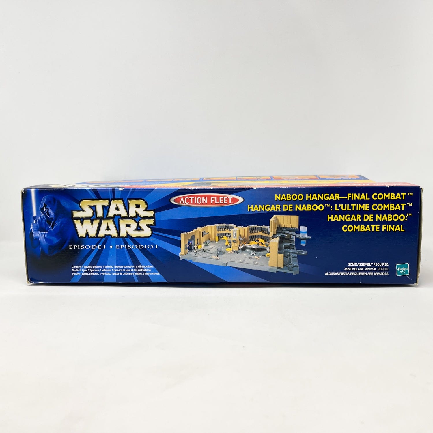 Vintage Galoob Star Wars Modern Ships Naboo Hangar Final Combat Playset - Micro Machines Star Wars