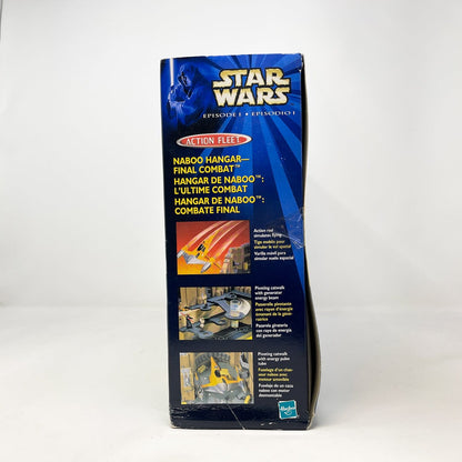 Vintage Galoob Star Wars Modern Ships Naboo Hangar Final Combat Playset - Micro Machines Star Wars