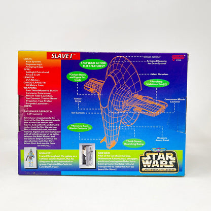 Vintage Galoob Star Wars Modern Ships SLAVE I MISB (1996) - Action Fleet Micro Machines Star Wars