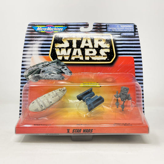 Vintage Galoob Star Wars Modern Ships Star Wars V 3 Pack - Micro Machines Star Wars