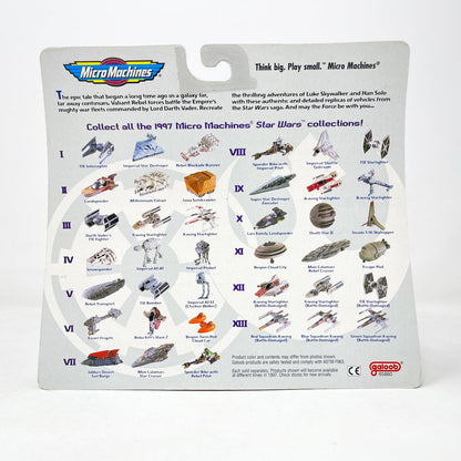 Vintage Galoob Star Wars Modern Ships Star Wars XII 3 Pack - Micro Machines Star Wars