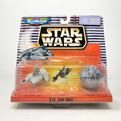 Vintage Galoob Star Wars Modern Ships Star Wars XIV 3 Pack - Micro Machines Star Wars
