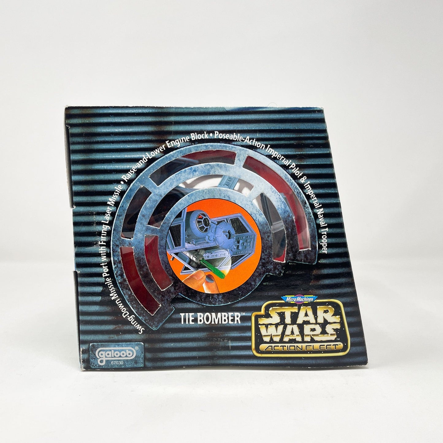 Vintage Galoob Star Wars Modern Ships TIE Bomber MIB - Action Fleet Micro Machines Star Wars
