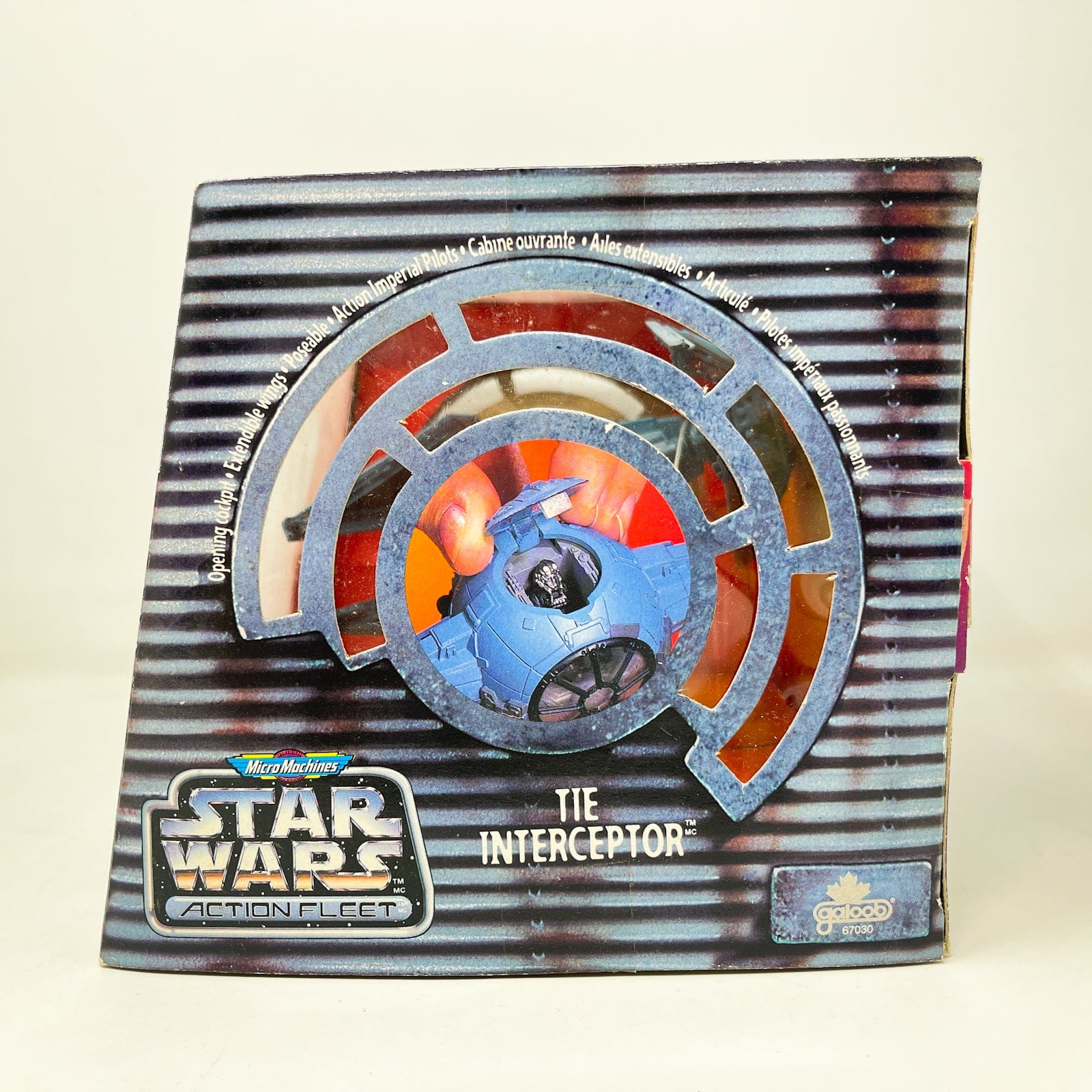 Vintage Galoob Star Wars Modern Ships TIE Interceptor  MISB - Action Fleet Micro Machines Star Wars