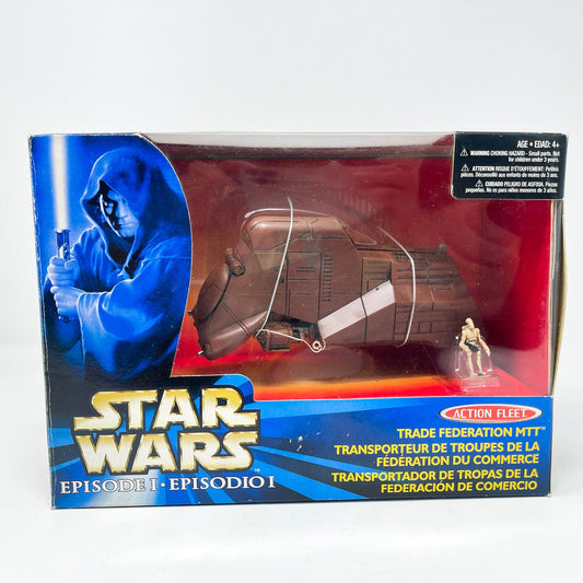 Vintage Galoob Star Wars Modern Ships Trade Federation MTT MIB - Action Fleet Micro Machines