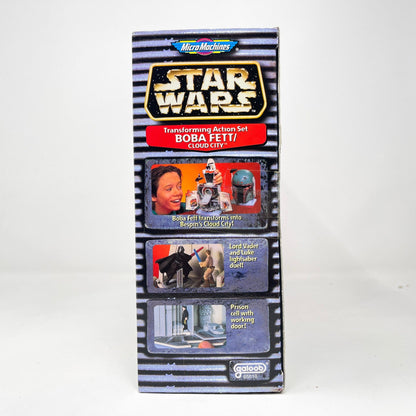 Vintage Galoob Star Wars Modern Ships Transforming Playset - Boba Fett / Cloud City - Micro Machines Star Wars