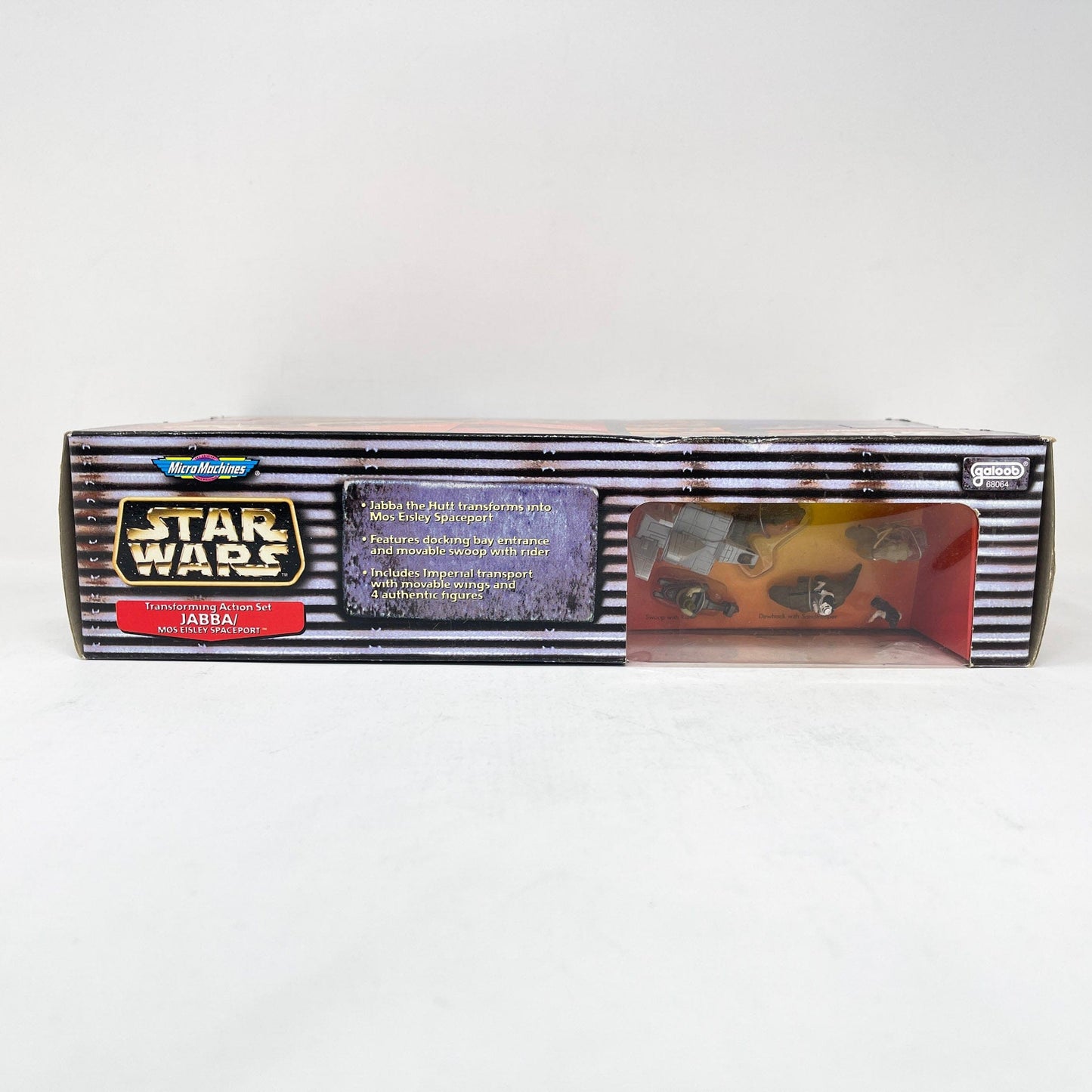 Vintage Galoob Star Wars Modern Ships Transforming Playset - Jabba / Mos Eisley Spaceport (1997) - Micro Machines Star Wars