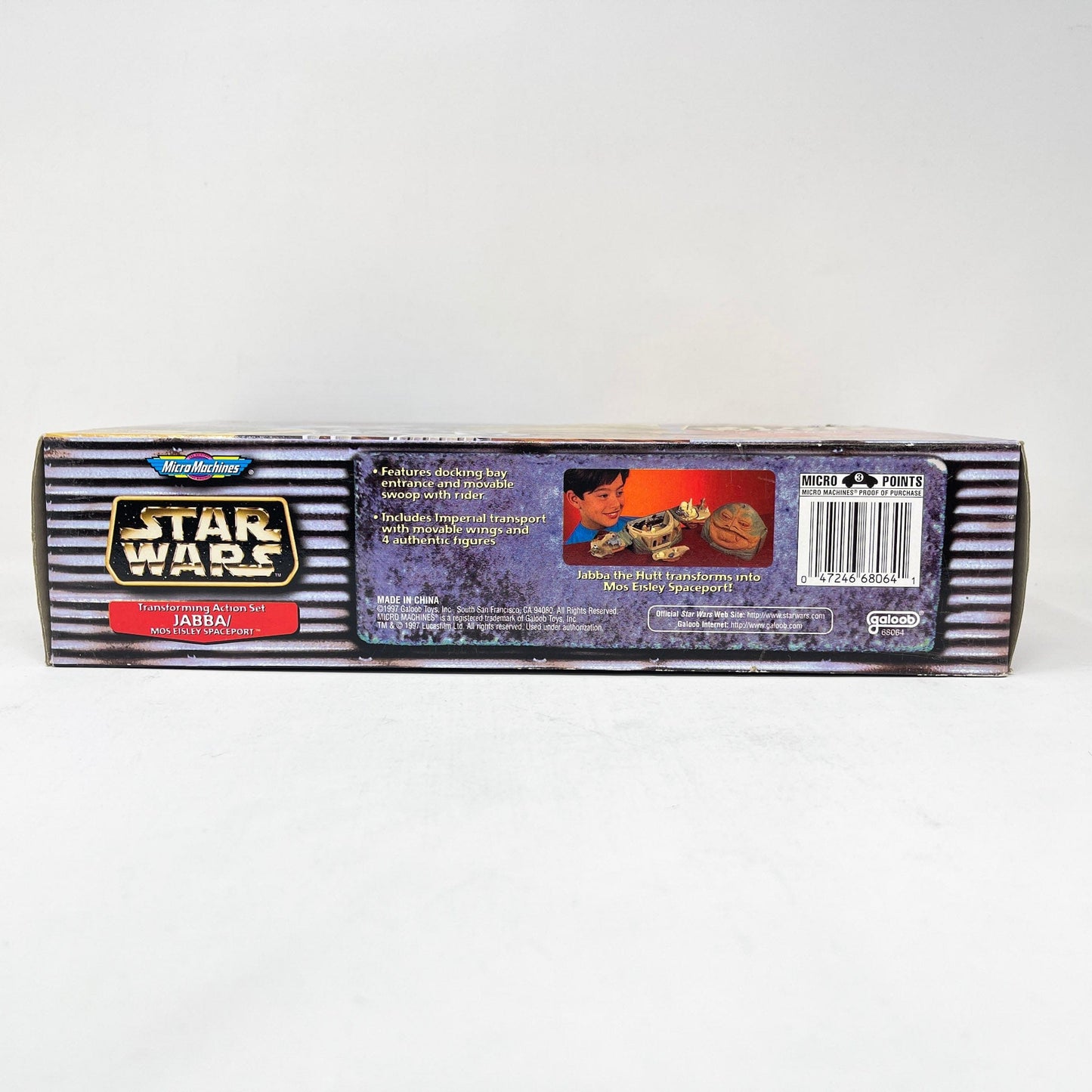 Vintage Galoob Star Wars Modern Ships Transforming Playset - Jabba / Mos Eisley Spaceport (1997) - Micro Machines Star Wars