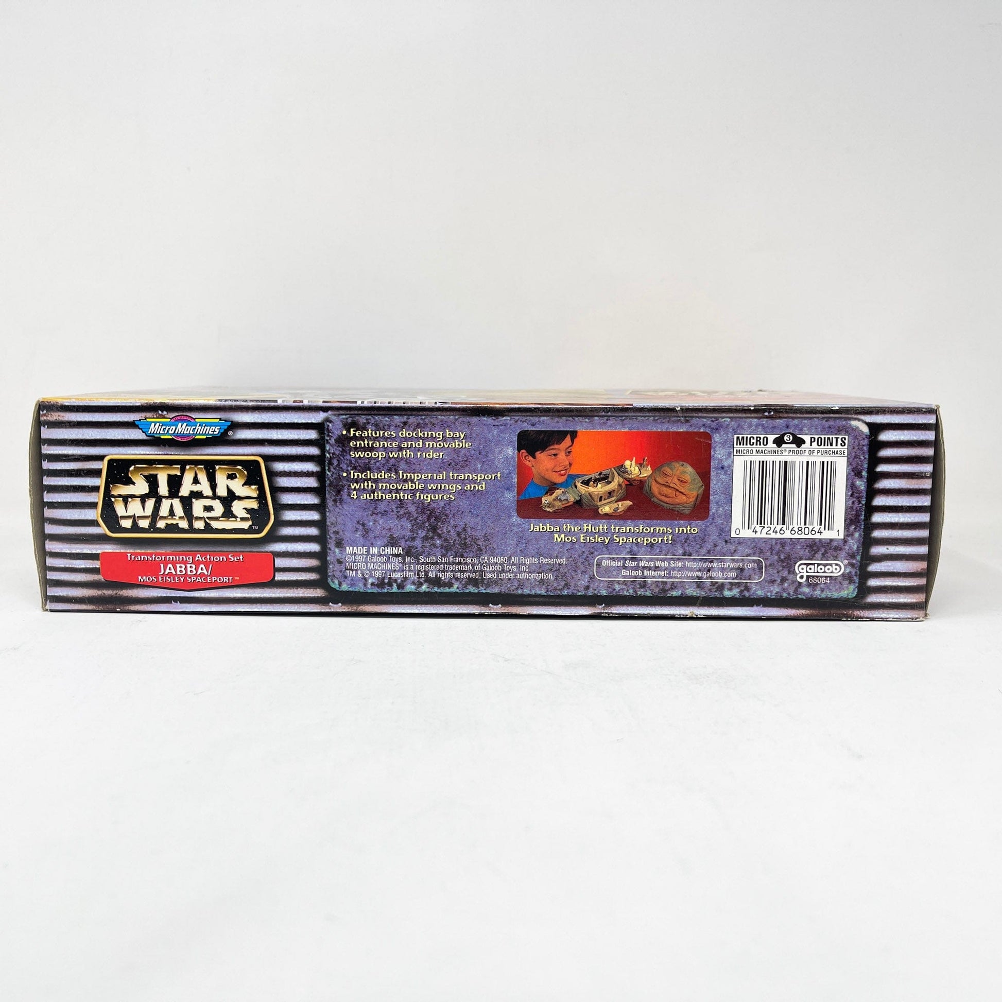 Vintage Galoob Star Wars Modern Ships Transforming Playset - Jabba / Mos Eisley Spaceport (1997) - Micro Machines Star Wars
