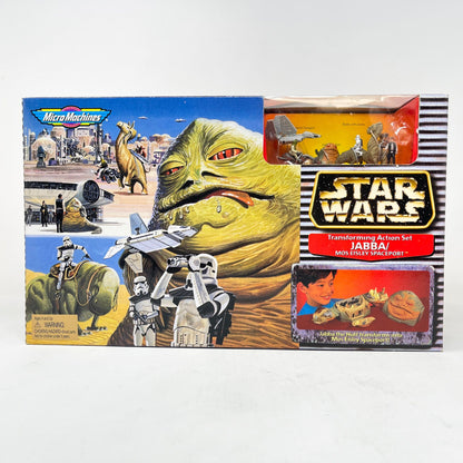 Vintage Galoob Star Wars Modern Ships Transforming Playset - Jabba / Mos Eisley Spaceport (1997) - Micro Machines Star Wars