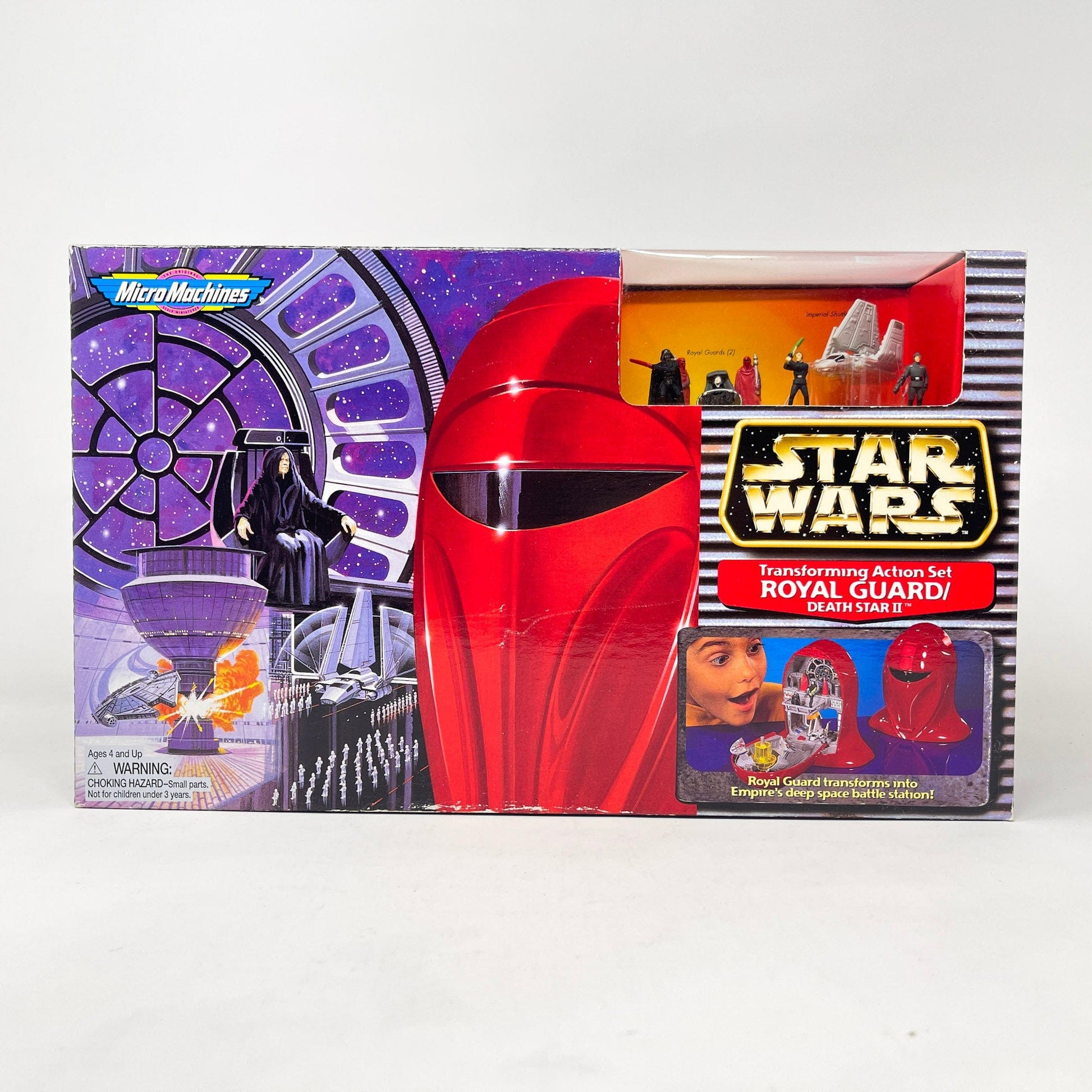 Vintage Galoob Star Wars Modern Ships Transforming Playset - Royal Guard / Death Star II - Micro Machines Star Wars