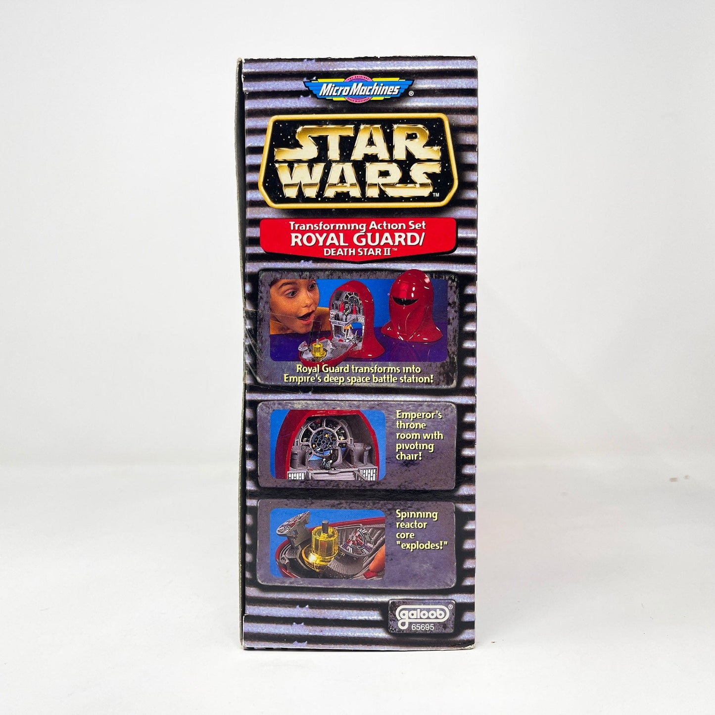 Vintage Galoob Star Wars Modern Ships Transforming Playset - Royal Guard / Death Star II - Micro Machines Star Wars