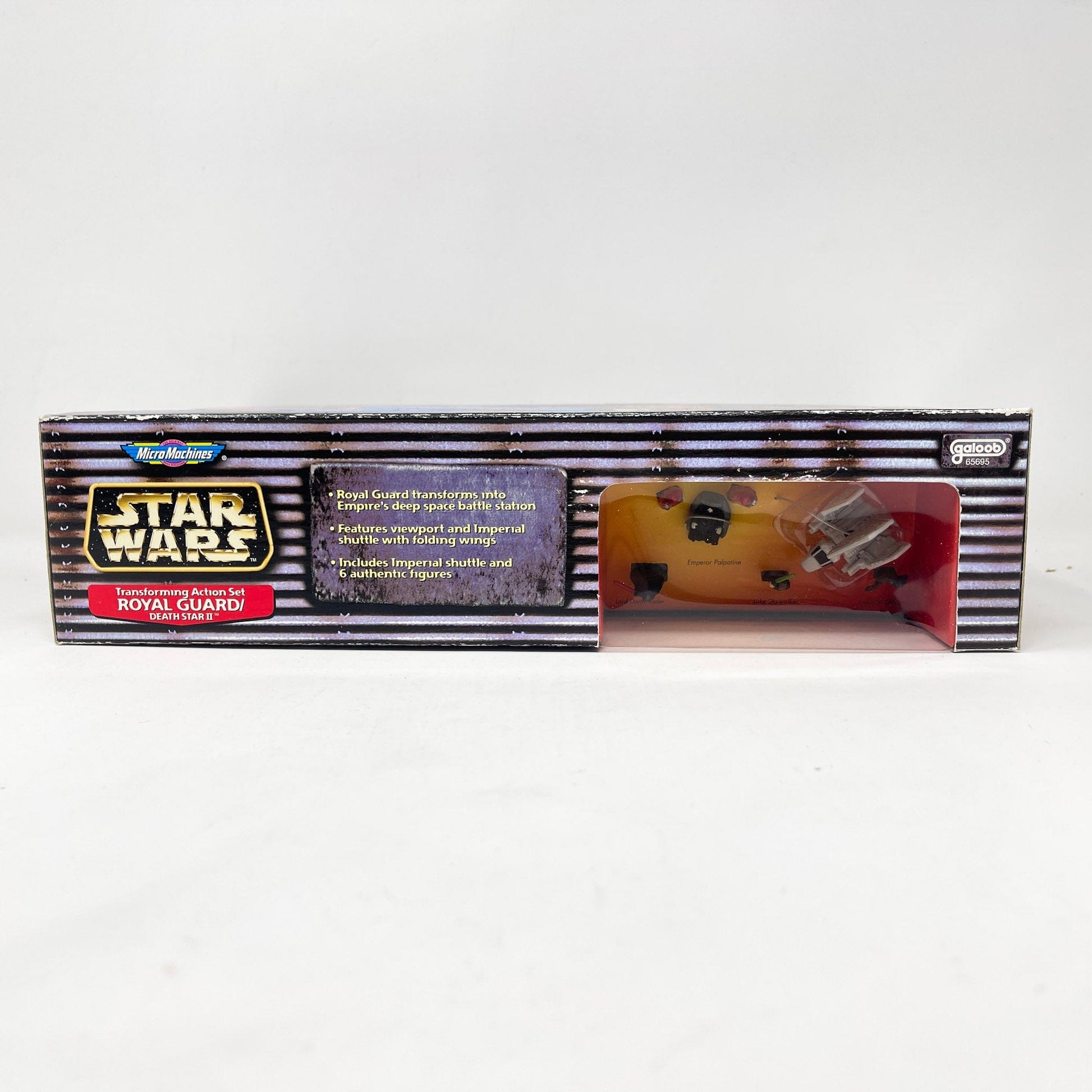 Vintage Galoob Star Wars Modern Ships Transforming Playset - Royal Guard / Death Star II - Micro Machines Star Wars