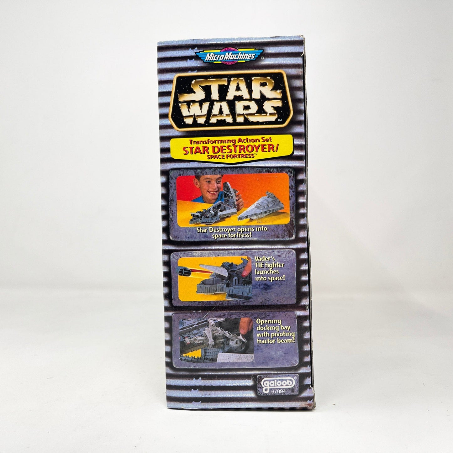 Vintage Galoob Star Wars Modern Ships Transforming Playset - Star Destroyer / Space Fortress - Micro Machines Star Wars