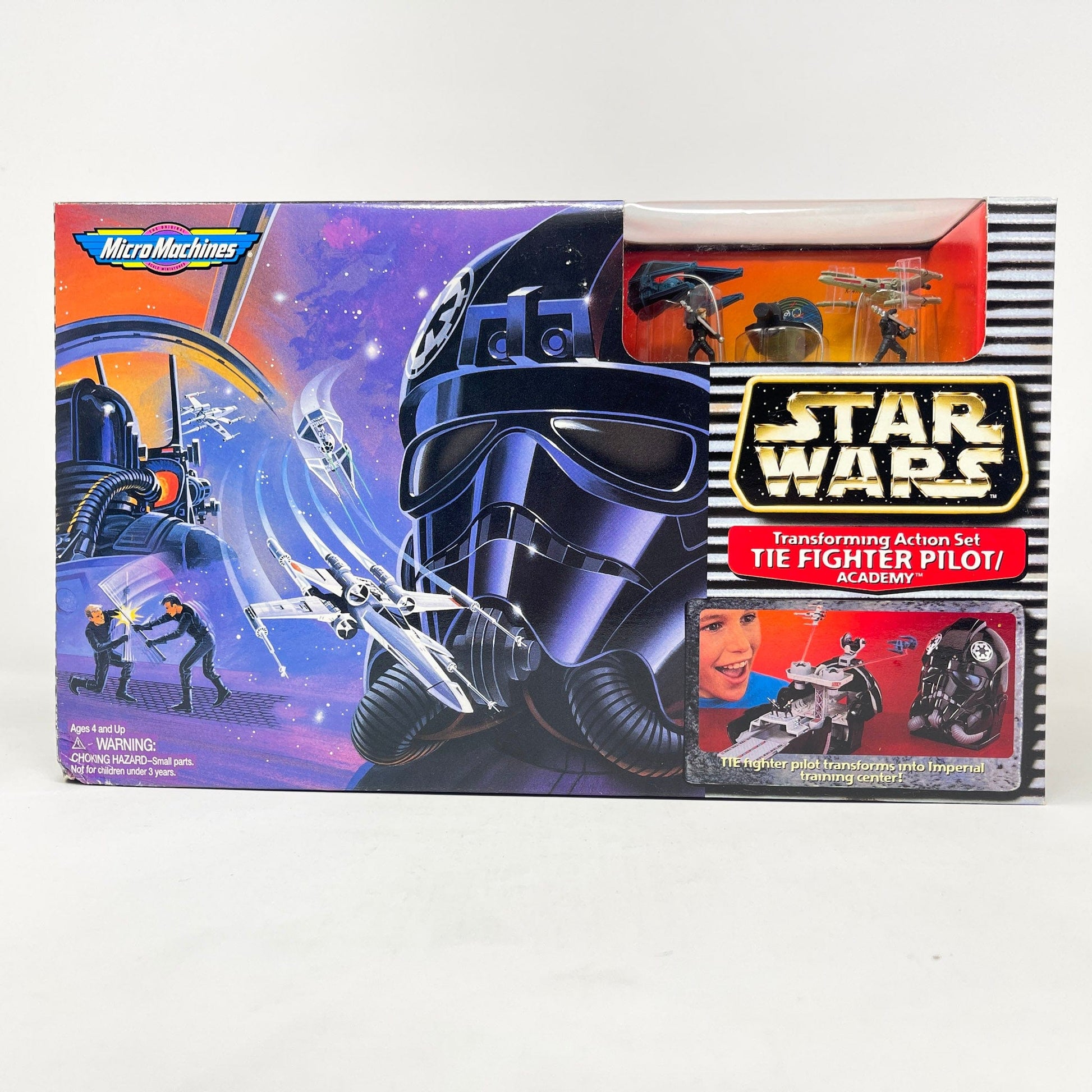 Transforming Playset TIE Fighter Pilot Academy (1996) Micro Machines Star Wars