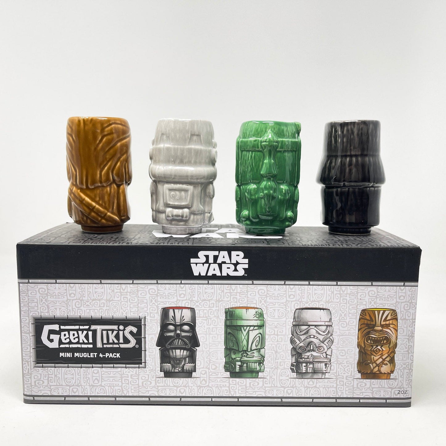 Vintage GeekTikis Star Wars Modern Other Geek Tikis - Minimuglets 4-Pack: Darth Vader - Boba Fett - Stormtrooper - Chewbacca