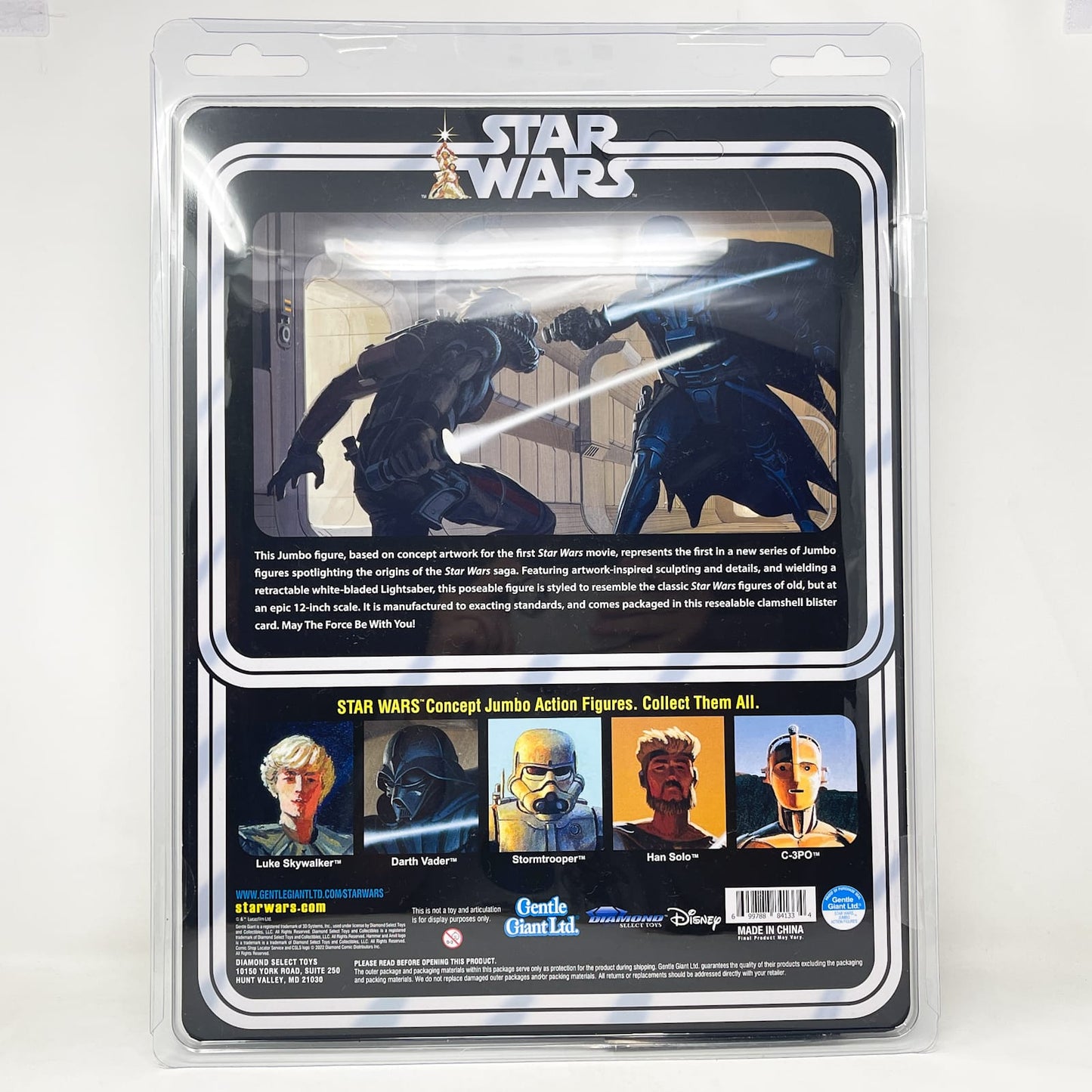 Vintage Gentle Giant Star Wars Gentle Giant Jumbo Figures Darth Vader McQuarrie Concept - Gentle Giant Jumbo Kenner Figure (2022)