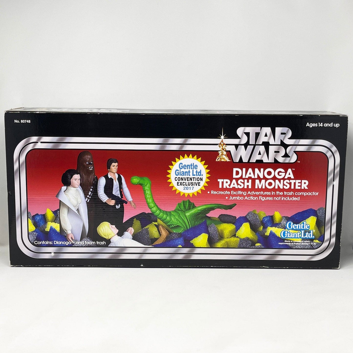 Vintage Gentle Giant Star Wars Gentle Giant Jumbo Figures Dianoga Trash Monster - MIB - Gentle Giant Jumbo Kenner Figure