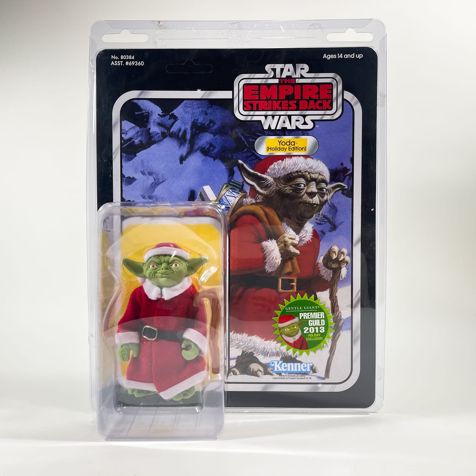 Vintage Gentle Giant Star Wars Gentle Giant Jumbo Figures Yoda Holiday Edition ESB - Premier Guild - Gentle Giant Jumbo Kenner Figure (2013)