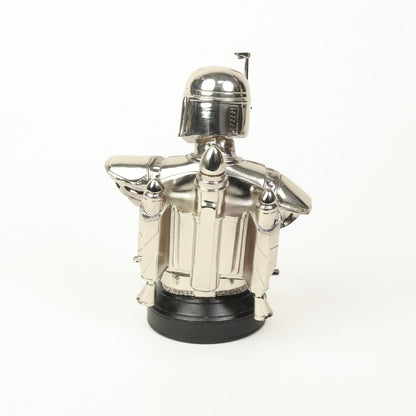 Vintage Gentle Giant Star Wars Jango Fett Chrome Bust - Gentle Giant