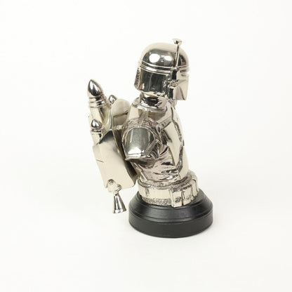Vintage Gentle Giant Star Wars Jango Fett Chrome Bust - Gentle Giant