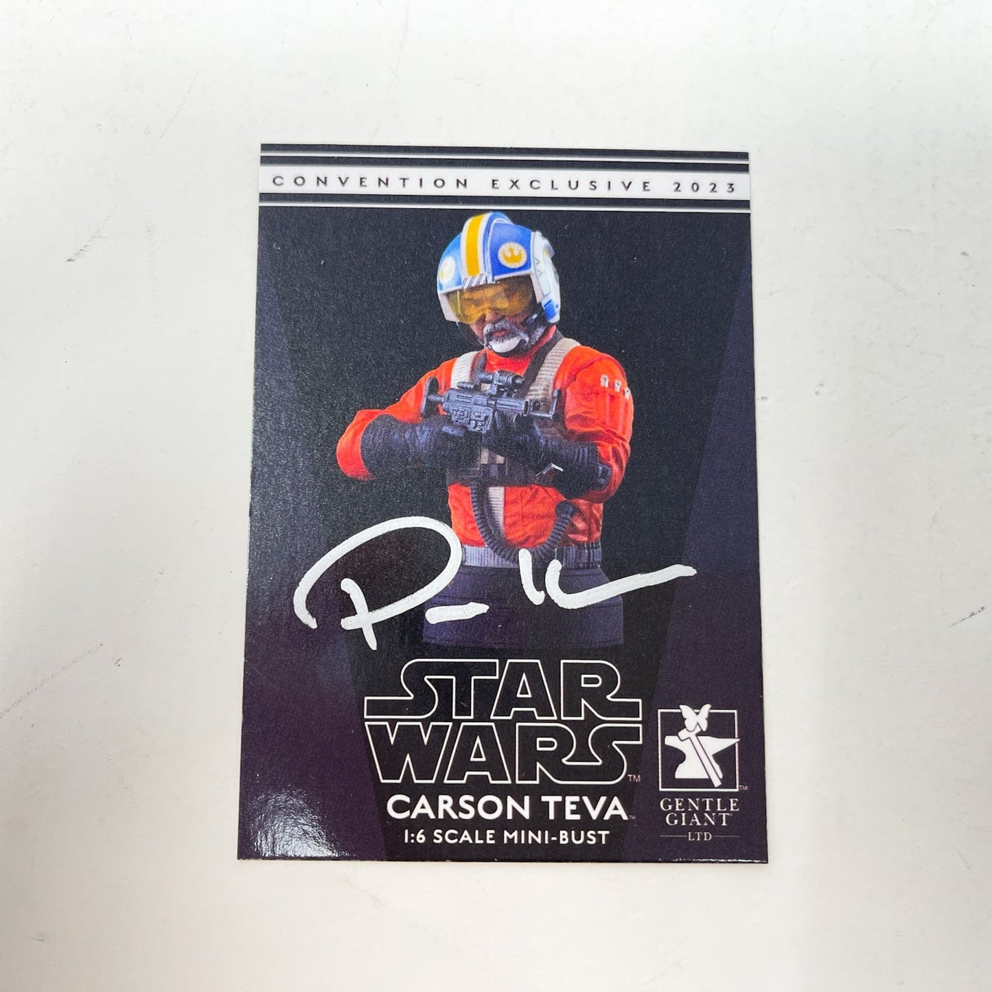 Vintage Gentle Giant Star Wars Modern Other Autographed Carson Teva - Gentle Giant Mini-Bust - SDCC Exclusive