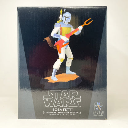 Vintage Gentle Giant Star Wars Statues & Busts Boba Fett Holiday Special Animated Maquette - Gentle Giant Star Wars Statue