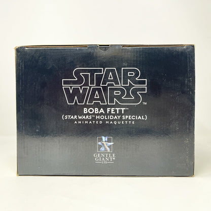 Vintage Gentle Giant Star Wars Statues & Busts Boba Fett Holiday Special Animated Maquette - Gentle Giant Star Wars Statue