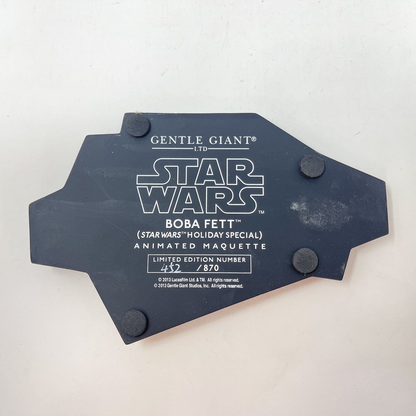 Vintage Gentle Giant Star Wars Statues & Busts Boba Fett Holiday Special Animated Maquette - Gentle Giant Star Wars Statue