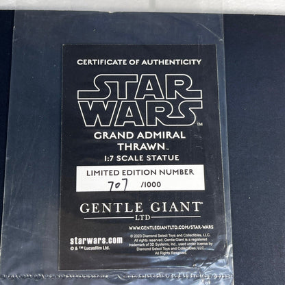 Vintage Gentle Giant Star Wars Statues & Busts Grand Admiral Thrawn  - Premier Collection Limited Edition Statue - Gentle Giant