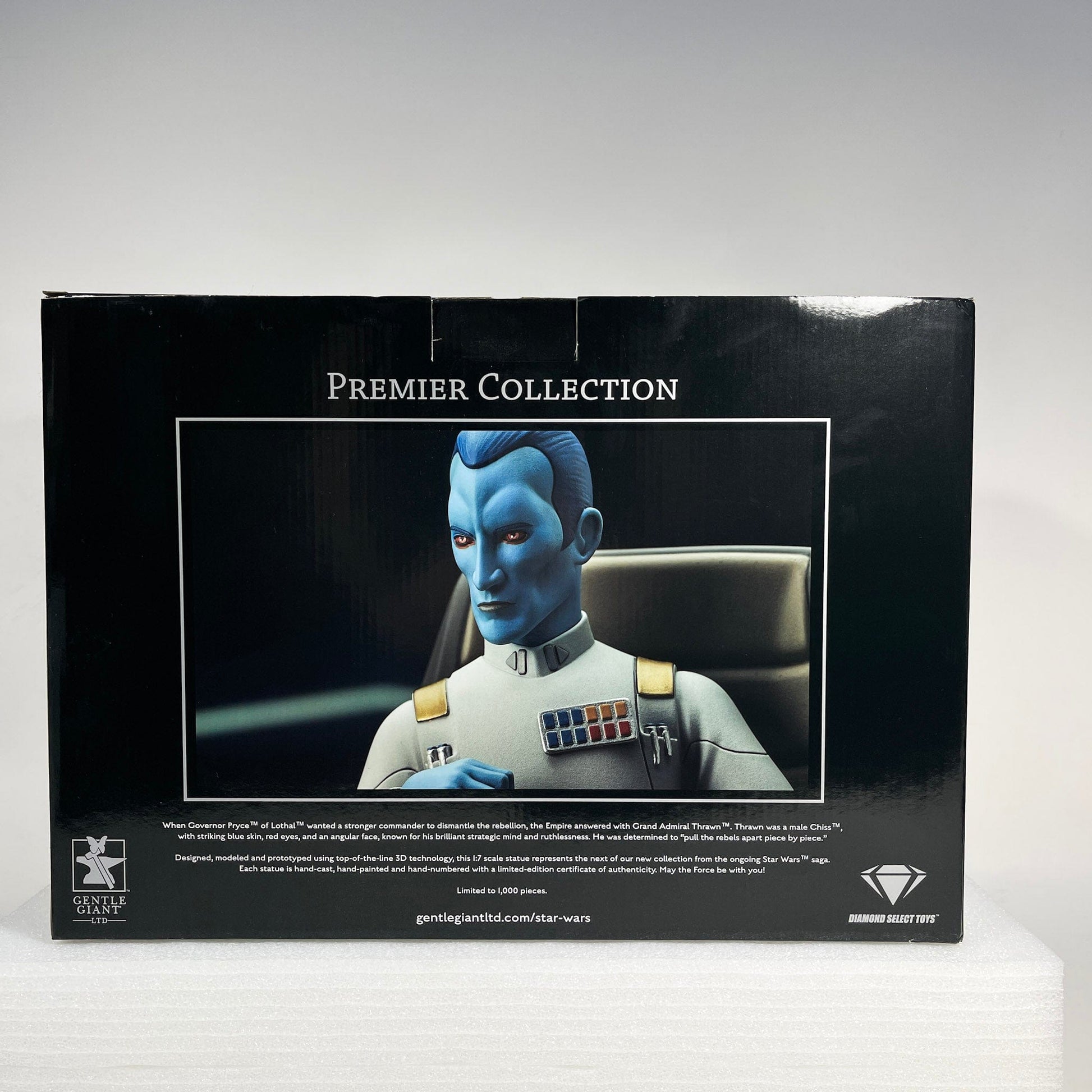 Vintage Gentle Giant Star Wars Statues & Busts Grand Admiral Thrawn  - Premier Collection Limited Edition Statue - Gentle Giant