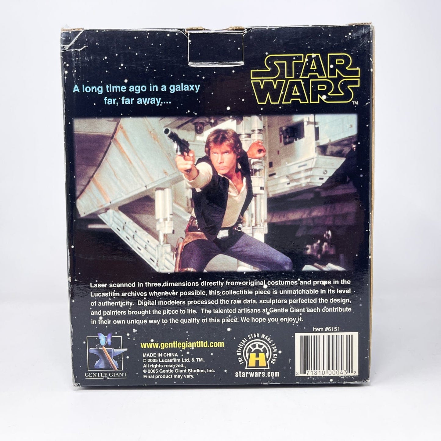 Vintage Gentle Giant Star Wars Statues & Busts Han Solo Collectible Bust - Gentle Giant