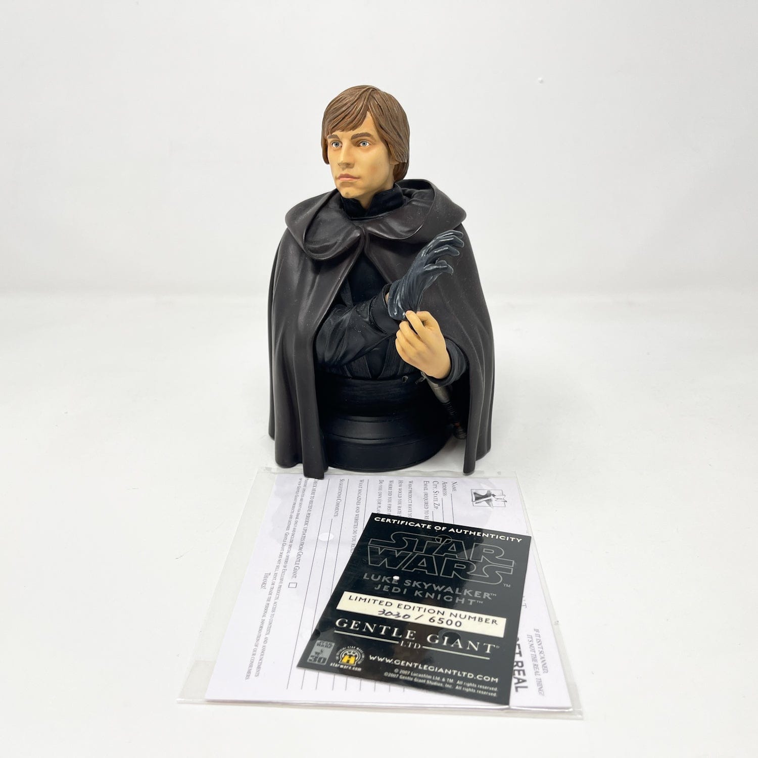 Vintage Gentle Giant Star Wars Statues & Busts Luke Skywalker Jedi Knight Collectible Bust - Gentle Giant