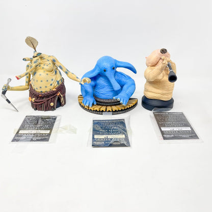 Vintage Gentle Giant Star Wars Statues & Busts Max Rebo, Sy Snootles & Droopy McCool Collectible Busts- Gentle Giant
