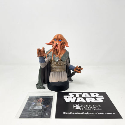 Vintage Gentle Giant Star Wars Statues & Busts Tessek (Squished) Collectible Bust - Gentle Giant Star Wars