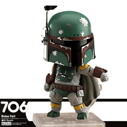 Vintage Goodsmile Company Star Wars Modern Other Boba Fett with Han in Carbonite - Nendoroid #706 - 4 Inch Super Articulated Star Wars Figure (Open Box - Complete)