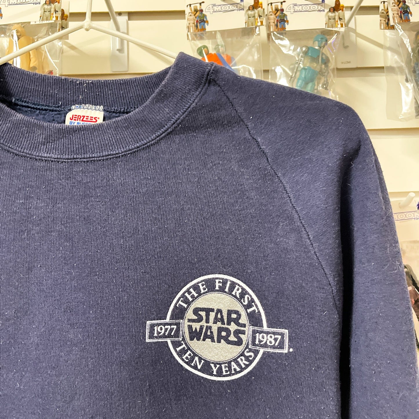 Vintage Hanes Star Wars Non-Toy Star Wars - The First 10 Years Sweatshirt - Employee