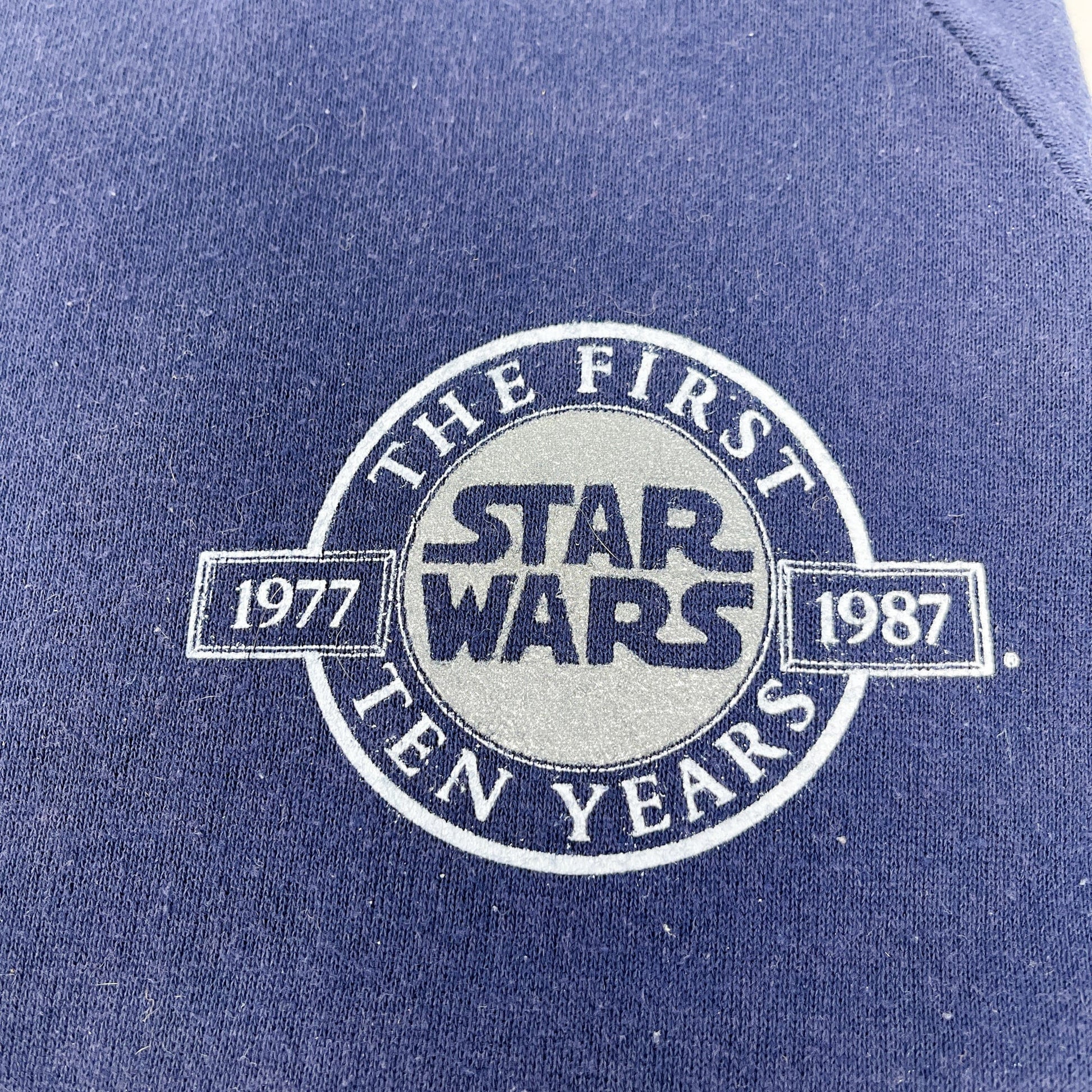 Vintage Hanes Star Wars Non-Toy Star Wars - The First 10 Years Sweatshirt - Employee