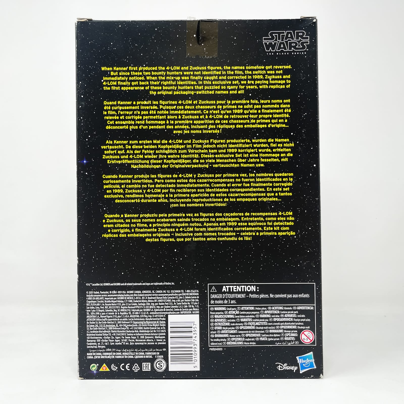 Vintage Hasbro Star Wars Black Series Sealed Figures 4-LOM & Zuckuss 2 Pack (40th Anniversary) Amazon Excl. - Hasbro Black Series (2020)