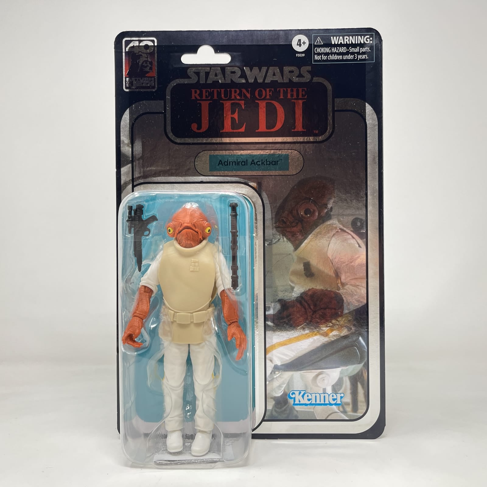 Vintage Hasbro Star Wars Black Series Sealed Figures Admiral Ackbar (40th Anniversary) - Hasbro Black Series (2022)